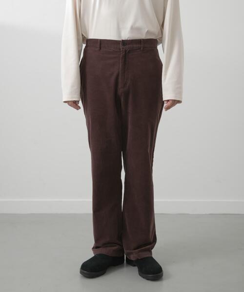 ITEMS URBANRESEARCH（アイテムズ アーバンリサーチ）の「Souplement Corduroy Pants（その他パンツ・メンズ・チャコールグレー/ブラウン/ブラック・LARGE/MEDIUM）」の7枚目の写真