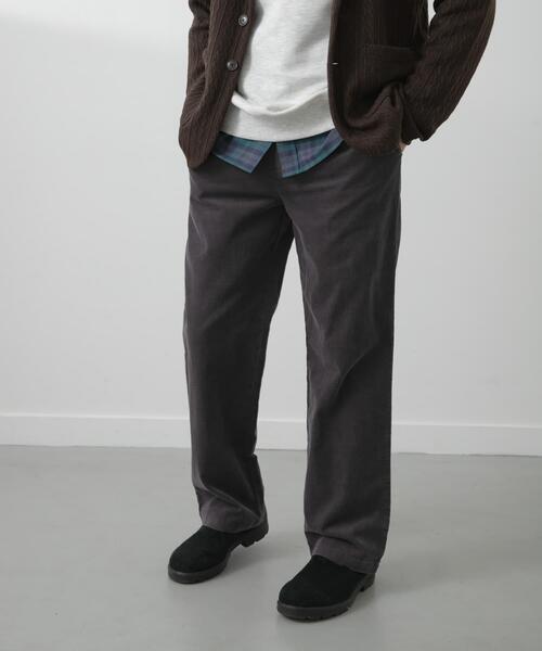 ITEMS URBANRESEARCH（アイテムズ アーバンリサーチ）の「Souplement Corduroy Pants（その他パンツ・メンズ・チャコールグレー/ブラウン/ブラック・LARGE/MEDIUM）」の12枚目の写真
