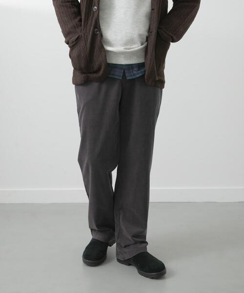ITEMS URBANRESEARCH（アイテムズ アーバンリサーチ）の「Souplement Corduroy Pants（その他パンツ・メンズ・チャコールグレー/ブラウン/ブラック・LARGE/MEDIUM）」の14枚目の写真