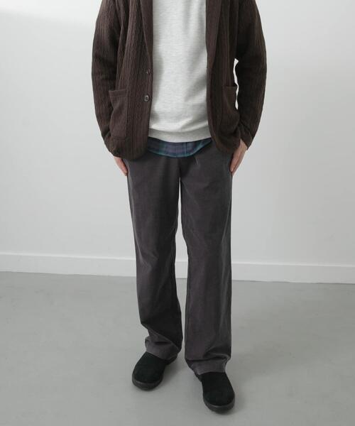 ITEMS URBANRESEARCH（アイテムズ アーバンリサーチ）の「Souplement Corduroy Pants（その他パンツ・メンズ・チャコールグレー/ブラウン/ブラック・LARGE/MEDIUM）」の15枚目の写真