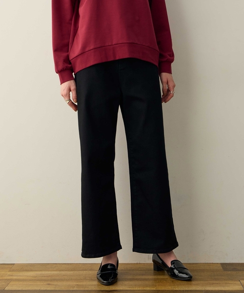 LE SOUK HOLIDAY(ルスークホリデー)の「ワイドストレッチデニムパンツ(その他パンツ・レディース・ブラック/ネイビー・M/L)」の8枚目の写真