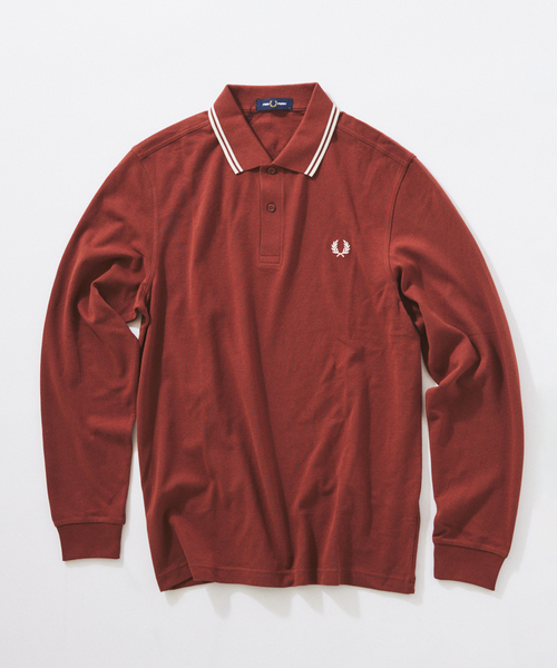 JOURNAL STANDARD relume（ジャーナルスタンダード　レリューム）の「FRED PERRY / フレッドペリーThe Fred Perry Shirt  M3636（ポロシャツ・メンズ・アイボリー/ブルー系その他/ネイビー/ブラウン・LARGE/MEDIUM）」の3枚目の写真