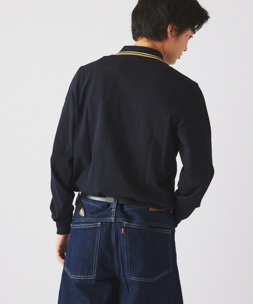 JOURNAL STANDARD relume（ジャーナルスタンダード　レリューム）の「FRED PERRY / フレッドペリーThe Fred Perry Shirt  M3636（ポロシャツ・メンズ・アイボリー/ブルー系その他/ネイビー/ブラウン・LARGE/MEDIUM）」の11枚目の写真