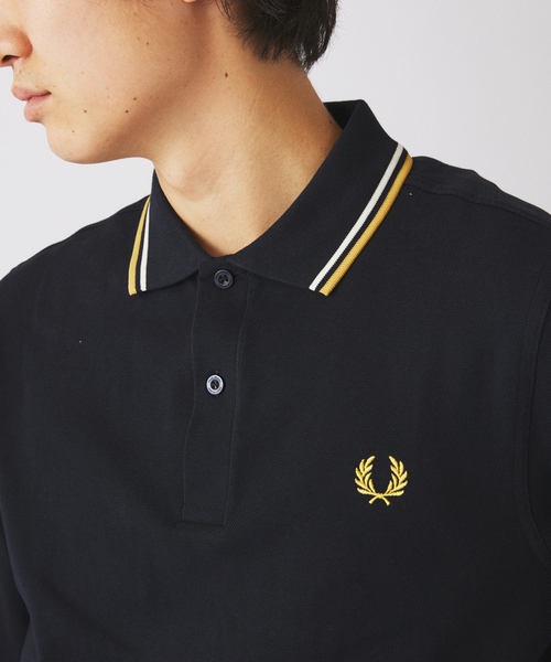 JOURNAL STANDARD relume（ジャーナルスタンダード　レリューム）の「FRED PERRY / フレッドペリーThe Fred Perry Shirt  M3636（ポロシャツ・メンズ・アイボリー/ブルー系その他/ネイビー/ブラウン・LARGE/MEDIUM）」の12枚目の写真