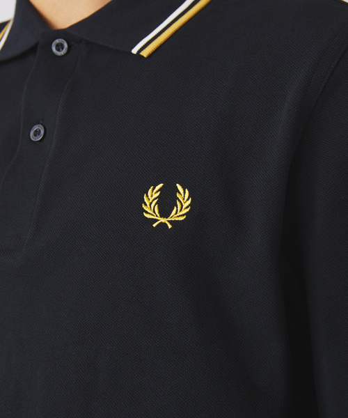 JOURNAL STANDARD relume（ジャーナルスタンダード　レリューム）の「FRED PERRY / フレッドペリーThe Fred Perry Shirt  M3636（ポロシャツ・メンズ・アイボリー/ブルー系その他/ネイビー/ブラウン・LARGE/MEDIUM）」の13枚目の写真
