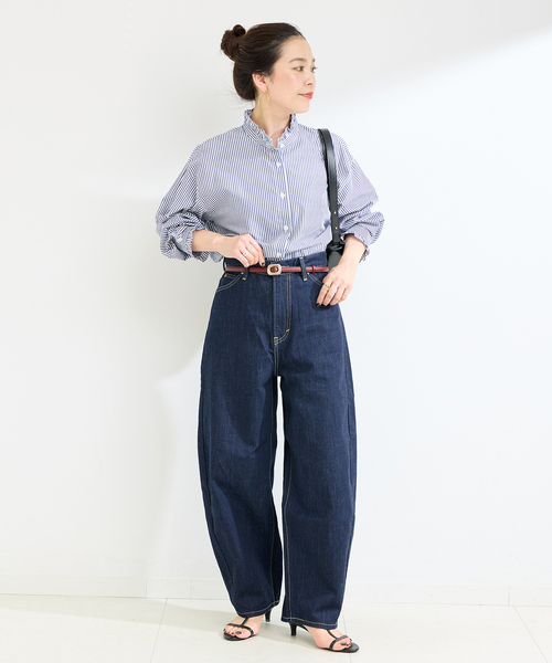 B.C STOCK（ベーセーストック）の「ゴールドバックル細ベルト（ベルト・レディース・ブラック/レッド/ホワイト・FREE）」の6枚目の写真