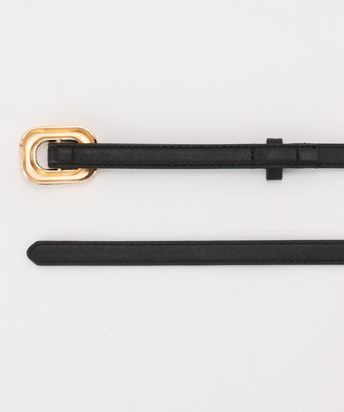 B.C STOCK（ベーセーストック）の「ゴールドバックル細ベルト（ベルト・レディース・ブラック/レッド/ホワイト・FREE）」の9枚目の写真