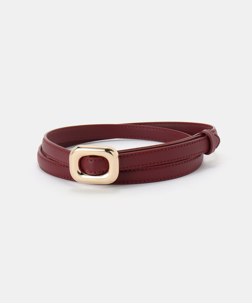 B.C STOCK（ベーセーストック）の「ゴールドバックル細ベルト（ベルト・レディース・ブラック/レッド/ホワイト・FREE）」の14枚目の写真