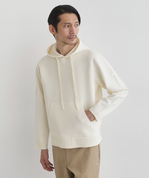 TAKEO KIKUCHI（タケオキクチ）の「スポンディッシュ プルオーバー ニットパーカ（ニット/セーター・メンズ・ブラウン系その他/ライトベージュ/ブルーグリーン・02/03/04）」の8枚目の写真