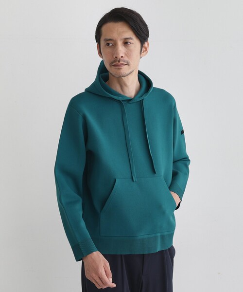 TAKEO KIKUCHI（タケオキクチ）の「スポンディッシュ プルオーバー ニットパーカ（ニット/セーター・メンズ・ブラウン系その他/ライトベージュ/ブルーグリーン・02/03/04）」の18枚目の写真