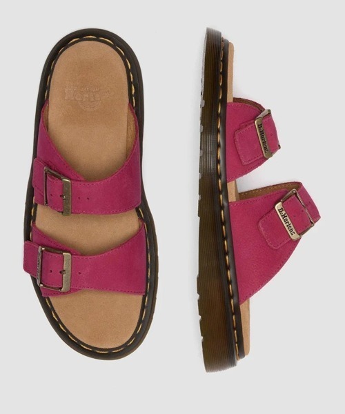 Dr. Martens(ドクターマーチン)の「Dr. MARTENS JOSEF SLIDE SANDAL(ドクターマーチン JOSEF スライド サンダル)(サンダル・レディース・ピンク系・25cm/24cm/23cm/22cm)」の7枚目の写真