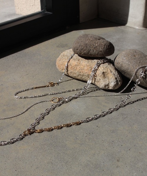 Soierie(ソワリー)の「レイヤード ネックレス (3Set) / Layered necklace (3Set)(ネックレス・レディース・シルバー×ゴールド・FREE)」の19枚目の写真