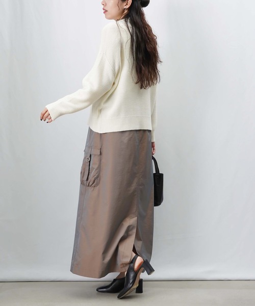 LUCA/LADY LUCK LUCA（ルカ/レディラックルカ）の「LC/LLL 【ウォッシャブル】ホールガーメントニット（ニット/セーター・レディース・ブラック/オフホワイト/ブラウン/グリーン/レッド・FREE）」の11枚目の写真