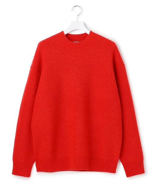 J.PRESS YORK STREET(ジェイプレスヨークストリート)の「【UNISEX】ウールカシミヤ クルーネックニット(ニット/セーター・メンズ・ブルー系/アイボリー系/ネイビー系/レッド系・SMALL/MEDIUM/LARGE)」の4枚目の写真