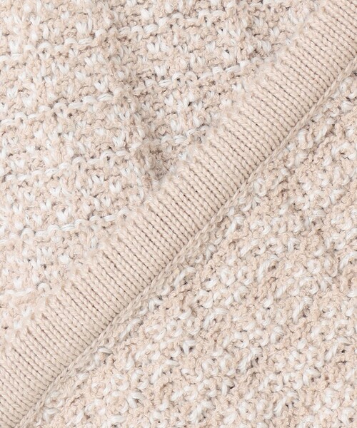 J.PRESS(ジェイプレス)の「NEW TWEED ニット ジャケット(ノーカラージャケット・レディース・ネイビー系/ライトグレー系5/ベージュ系5・MEDIUM/LARGE)」の19枚目の写真