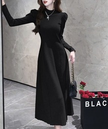 ONEP STAR（ワンピスター）の「ハイネックフィットニットワンピース（ワンピース）」