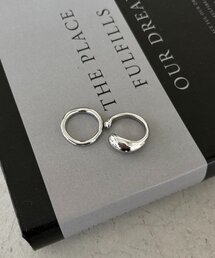 〈GOLDY/ゴールディ〉2SETぷっくりリング