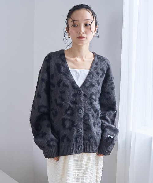 PENNEYS(ぺニーズ)の「【PENNEYS(ぺニーズ)別注】アソートジャガード起毛ニットカーディガン(カーディガン/ボレロ・レディース・ブラウン/ダークグレー/ベージュ/ネイビー/ブラック/ライトブルー・M/L)」の15枚目の写真