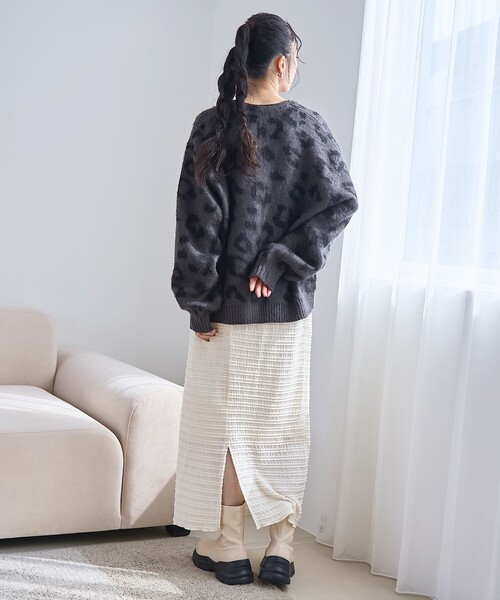 PENNEYS(ぺニーズ)の「【PENNEYS(ぺニーズ)別注】アソートジャガード起毛ニットカーディガン(カーディガン/ボレロ・レディース・ブラウン/ダークグレー/ベージュ/ネイビー/ブラック/ライトブルー・M/L)」の21枚目の写真