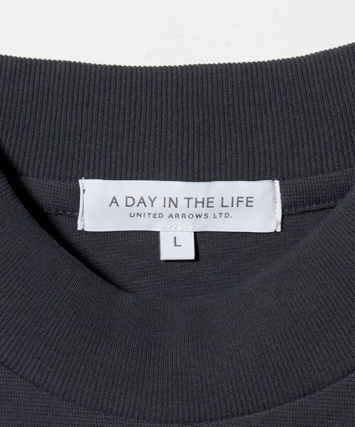A DAY IN THE LIFE UNITED ARROWS（アデイインザライフユナイテッドアローズ）の「ミラノリブ リラックス モックネック カットソー＜A DAY IN THE LIFE＞（Tシャツ/カットソー・メンズ・ホワイト/ダークグレー/ブラック・L/M/S）」の22枚目の写真