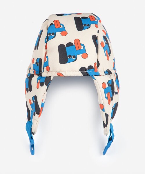 BOBO CHOSES（ボボショーズ）の「総柄Doggy Mate chapka【ベビー】（その他ベビー用品・キッズ・ブルー・48/50）」の2枚目の写真