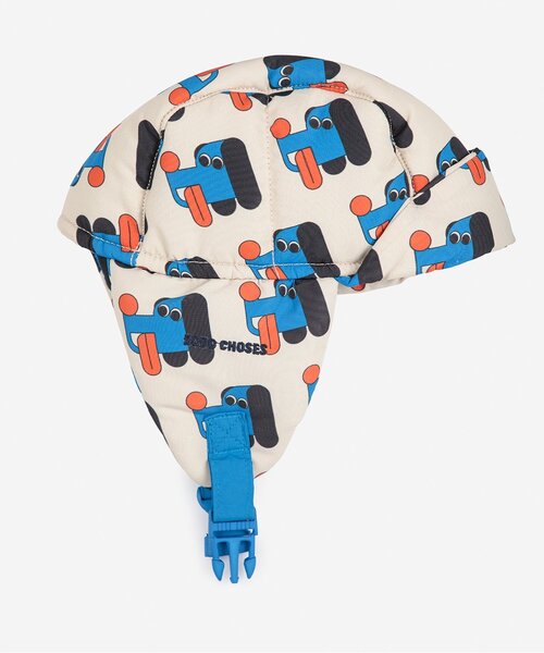 BOBO CHOSES（ボボショーズ）の「総柄Doggy Mate chapka【ベビー】（その他ベビー用品・キッズ・ブルー・48/50）」の3枚目の写真
