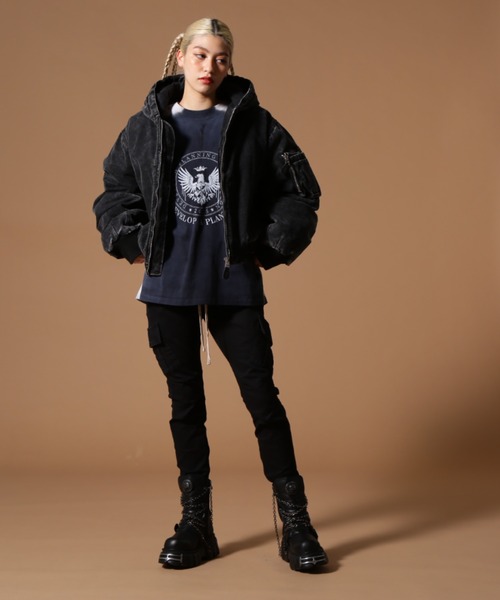 Danke Schon Duck Hooded Blouson 短丈ジャケット HJ375BK Heartland