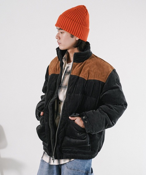 ヴィンテージライクコーデュロイ中綿ブルゾン Lサイズ セール】ヴィンテージライクコーデュロイ中綿ブルゾン（ブルゾン