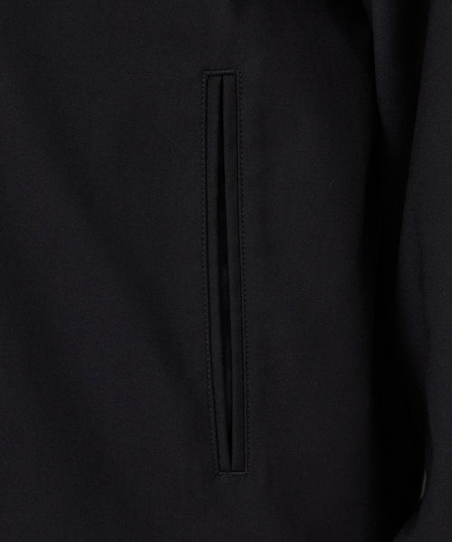 AH ABAHOUSE（エーエイチアバハウス）の「CROPPED DOUBLE-ZIP UP BLOUSON / クロップドダブルジップアップブルゾン（ブルゾン・メンズ・チャコールグレー/ブラック/ブルー系その他・46/44/48）」の9枚目の写真