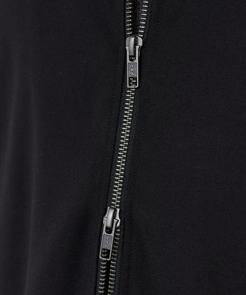 AH ABAHOUSE（エーエイチアバハウス）の「CROPPED DOUBLE-ZIP UP BLOUSON / クロップドダブルジップアップブルゾン（ブルゾン・メンズ・チャコールグレー/ブラック/ブルー系その他・46/44/48）」の10枚目の写真