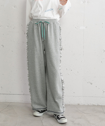 POU DOU DOU | サイドフリルスウエットパンツ(その他パンツ)