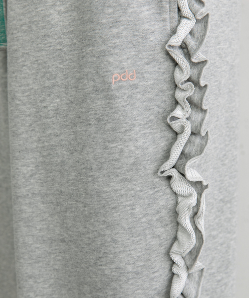 POU DOU DOU(プードゥドゥ)の「サイドフリルスウエットパンツ(その他パンツ・レディース・オートミール/グレー・M)」の11枚目の写真