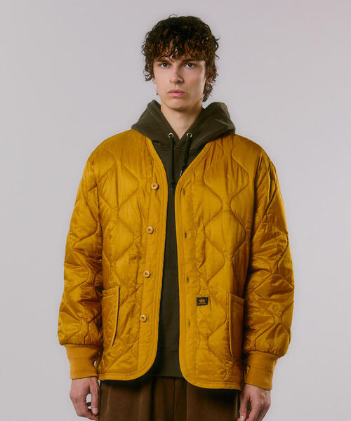 Alpha Industries(アルファインダストリーズ)の「Alpha Industries/アルファインダストリーズ/ALS92 LINER/ライナージャケット(ミリタリージャケット・メンズ・ブラック/オリーブ系/カーキ/マスタード・L/M/2XL/XL/XS/S)」の4枚目の写真