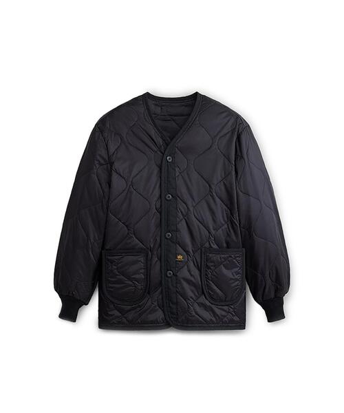 Alpha Industries(アルファインダストリーズ)の「Alpha Industries/アルファインダストリーズ/ALS92 LINER/ライナージャケット(ミリタリージャケット・メンズ・ブラック/オリーブ系/カーキ/マスタード・L/M/2XL/XL/XS/S)」の1枚目の写真