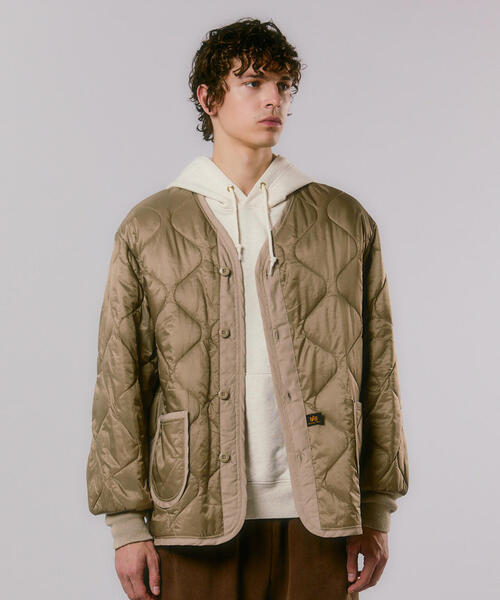 Alpha Industries(アルファインダストリーズ)の「Alpha Industries/アルファインダストリーズ/ALS92 LINER/ライナージャケット(ミリタリージャケット・メンズ・ブラック/オリーブ系/カーキ/マスタード・L/M/2XL/XL/XS/S)」の22枚目の写真