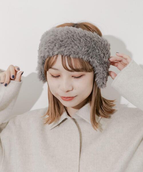 セール】ファーフラップヘアバンド（ヘアバンド）｜SMELLY（スメリー