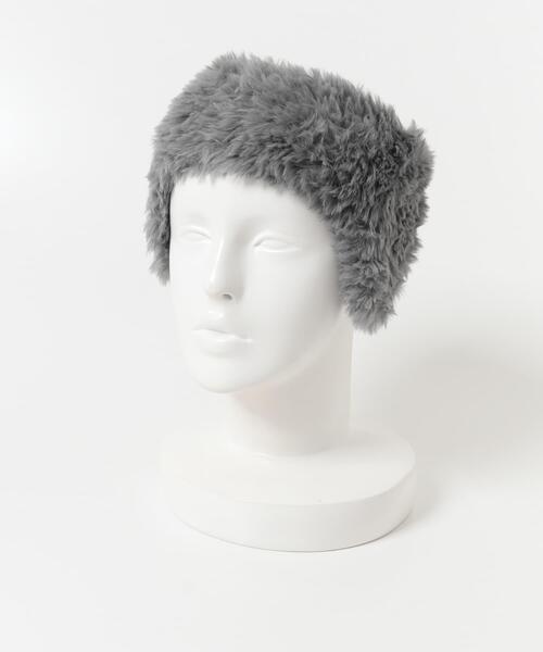 SMELLY（スメリー）の「ファーフラップヘアバンド（ヘアバンド・レディース・ベージュ系その他/グレー・-）」の11枚目の写真