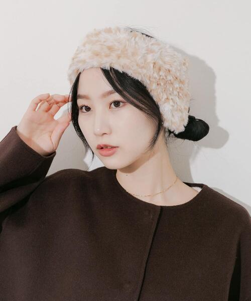 SMELLY（スメリー）の「ファーフラップヘアバンド（ヘアバンド・レディース・ベージュ系その他/グレー・-）」の14枚目の写真