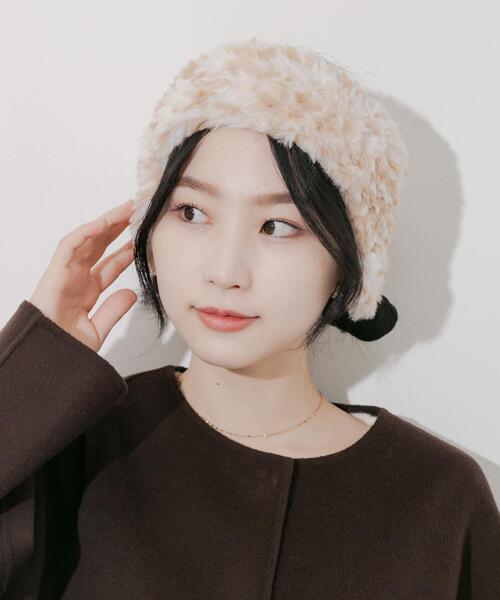 SMELLY（スメリー）の「ファーフラップヘアバンド（ヘアバンド・レディース・ベージュ系その他/グレー・-）」の16枚目の写真