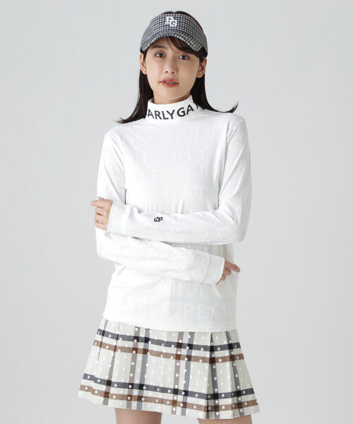 【未使用】PEARYGATES 3Dベアジャガードハイネックカットソー サイズ0 3Dベアジャガードハイネックカットソー（Tシャツ/カットソー）｜PEARLY