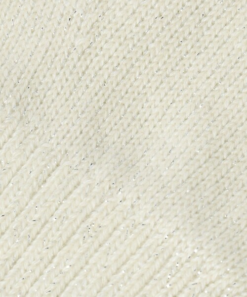 UNITED ARROWS（ユナイテッドアローズ）の「ラメニット フィンガーレスグローブ（手袋・レディース・オフホワイト/グレー系/ダークグレー・FREE）」の16枚目の写真