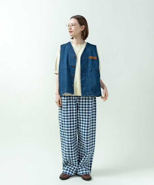 PAR ICI（パーリッシィ）の「製品染め裏毛 フリーダムスリーブ半袖カットソー（Tシャツ/カットソー・レディース・グレー/ピンク/アイボリー/ブルー・FREE）」の22枚目の写真