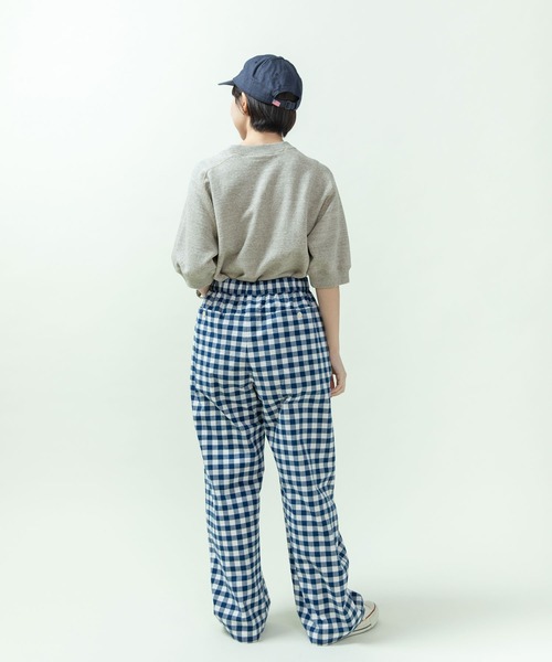 PAR ICI（パーリッシィ）の「製品染め裏毛 フリーダムスリーブ半袖カットソー（Tシャツ/カットソー・レディース・グレー/ピンク/アイボリー/ブルー・FREE）」の18枚目の写真