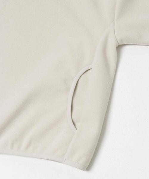 EKAL（エカル）の「ウォームドジャージフーディー（その他トップス・レディース・ブラウン/アイボリー/ブラック・ONE）」の12枚目の写真