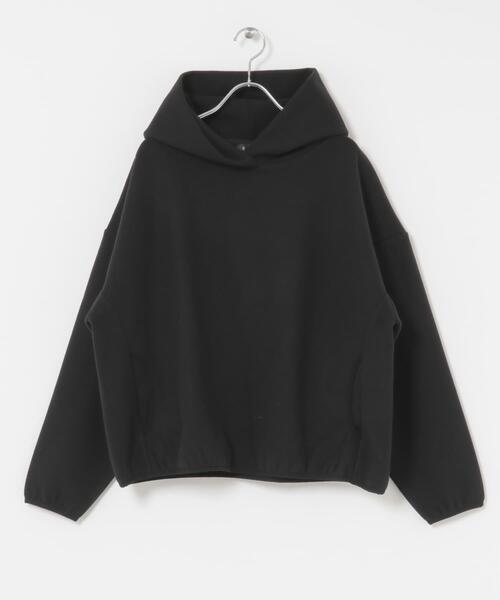 EKAL（エカル）の「ウォームドジャージフーディー（その他トップス・レディース・ブラウン/アイボリー/ブラック・ONE）」の20枚目の写真