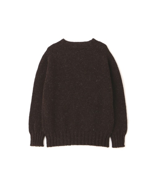 MHL.(エムエイチエル)の「RUSTIC WOOL(ニット/セーター・メンズ・ダークブラウン/ナチュラル・LARGE/MEDIUM)」の6枚目の写真