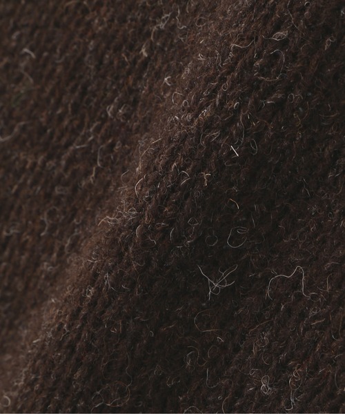 MHL.(エムエイチエル)の「RUSTIC WOOL(ニット/セーター・メンズ・ダークブラウン/ナチュラル・LARGE/MEDIUM)」の7枚目の写真