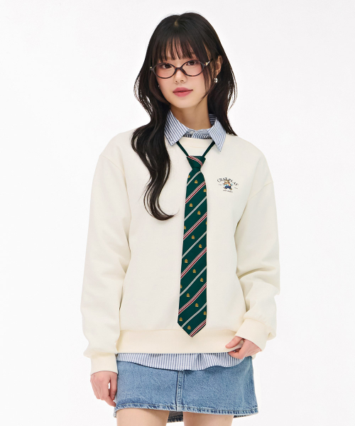 CHASECULT(チェイスカルト)の「ユニセックスキャラクターグラフィックスウェットシャツ-アイボリー(スウェット・メンズ・アイボリー・95/105/90/100)」の4枚目の写真