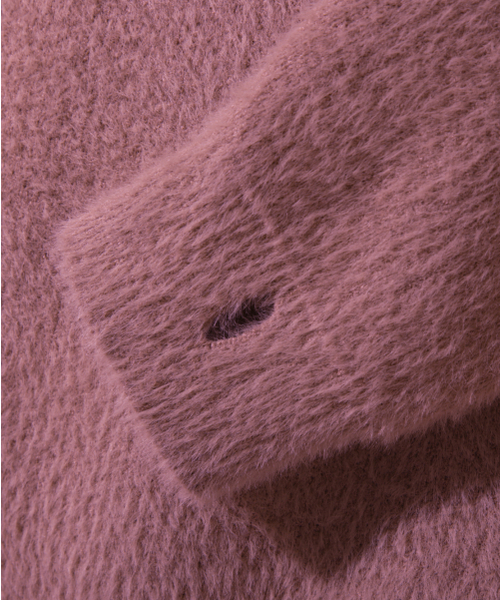 DIMITRI BLACK（ディミトリブラック）の「エッセンシャルヘアリー ハーフジップニット_ピンク（ニット/セーター・レディース・その他・LARGE/X-LARGE/SMALL/MEDIUM）」の7枚目の写真