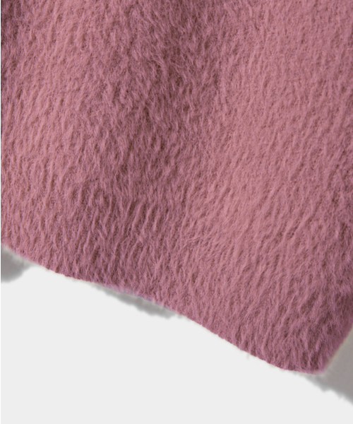 DIMITRI BLACK（ディミトリブラック）の「エッセンシャルヘアリー ハーフジップニット_ピンク（ニット/セーター・レディース・その他・LARGE/X-LARGE/SMALL/MEDIUM）」の8枚目の写真